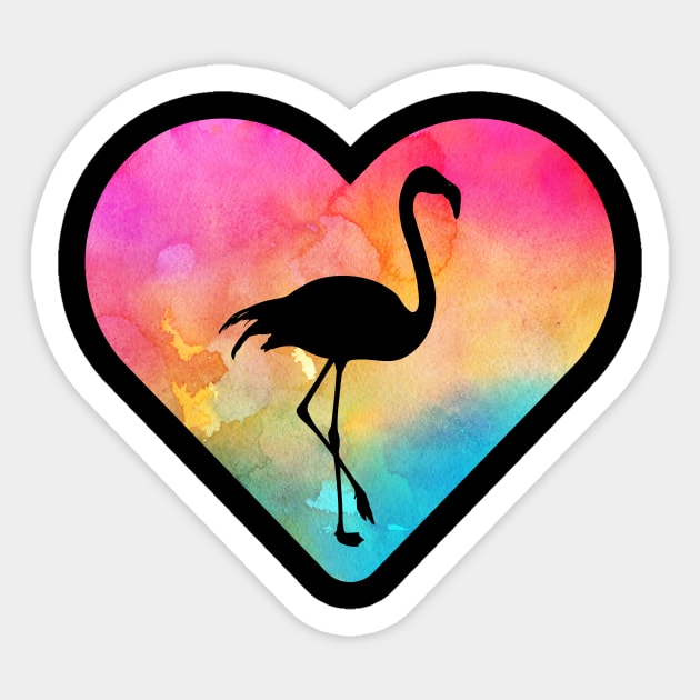 Flamingo Gift for Girls and Women Sticker by JKFDesigns